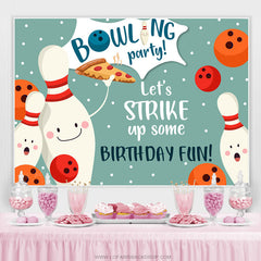 Lofaris Bowling Party Lets Strike Up Some Birthday Fun Backdrop