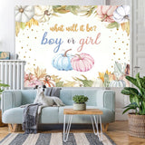 Load image into Gallery viewer, Lofaris Cute Pumpkin Photoshoot Backdrop for Baby Shower