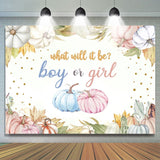 Load image into Gallery viewer, Lofaris Cute Pumpkin Photoshoot Backdrop for Baby Shower