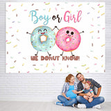 Load image into Gallery viewer, Lofaris Cute We Donut Know Sweet Baby Shower Backdrop