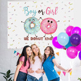 Load image into Gallery viewer, Lofaris Cute We Donut Know Sweet Baby Shower Backdrop