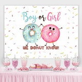 Load image into Gallery viewer, Lofaris Cute We Donut Know Sweet Baby Shower Backdrop