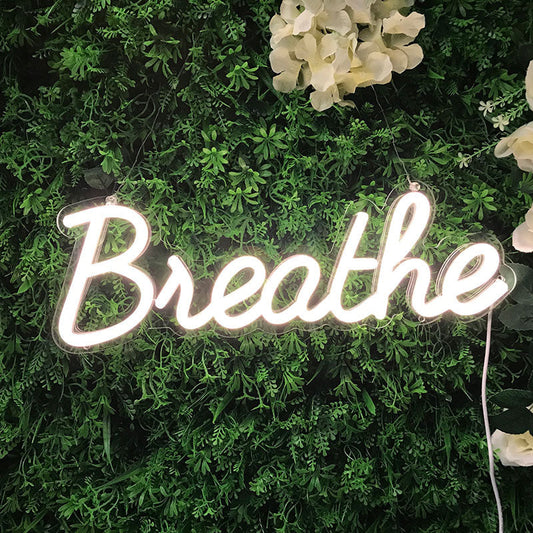Lofaris Breathe Neon Sign For Party Decor Wedding LED Light