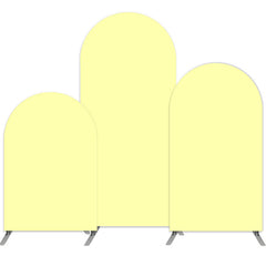 Lofaris Bright Pure Yellow Double Sided Party Arch Backdrop Kit