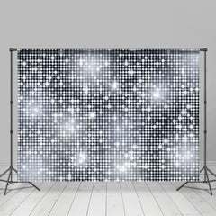Lofaris Briliant Glitter Silver Dance Backdrop For Girls