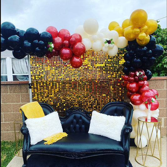 Lofaris Bunch of Shimmer Wall Panels Backdrop for House Decoration Event Wedding