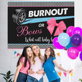 Load image into Gallery viewer, Lofaris Burnout Or Bows What Will Baby Be Shower Backdrop