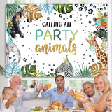 Load image into Gallery viewer, Lofaris Calling All Party Animals Birthday Backdrop For Kids
