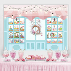 Lofaris Candy Store Themed Happy Easter Day Backdrop For Kid