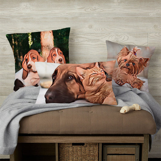 Lofaris Cartoon Pet Picture Custom Pillow Magic Perfect Gift