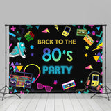 Load image into Gallery viewer, Lofaris 80s Theme Backdrop Party