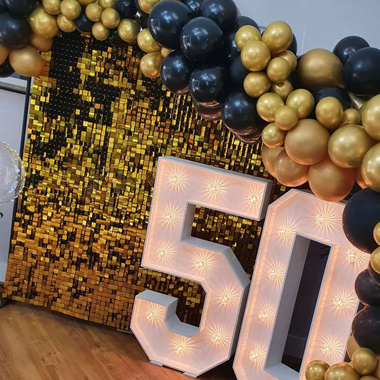 Lofaris Charmful Party Shimmer Wall Panel Sequins Backdrop for Events House Decor