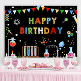 Load image into Gallery viewer, Lofaris Chemistry Laboratory And Abstract Birthday Backdrop