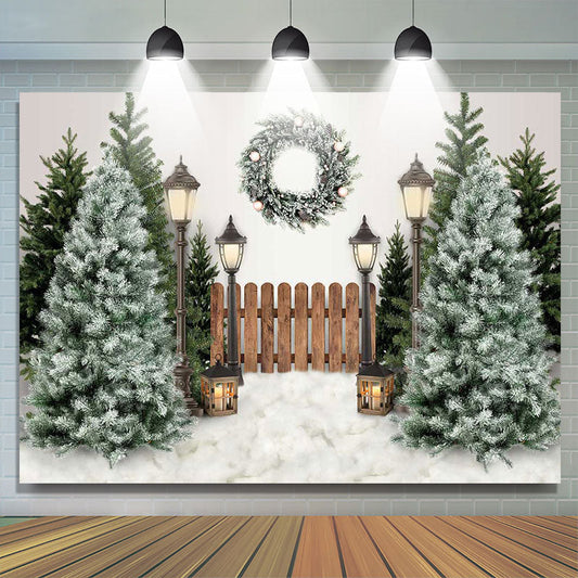 Lofaris Christmas Tree Winter Holiday Backdrop for Photo