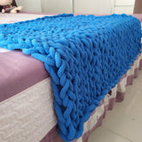 Load image into Gallery viewer, Lofaris Chunky Knit Blanket Soft Chenille Yarn Throw for Bed