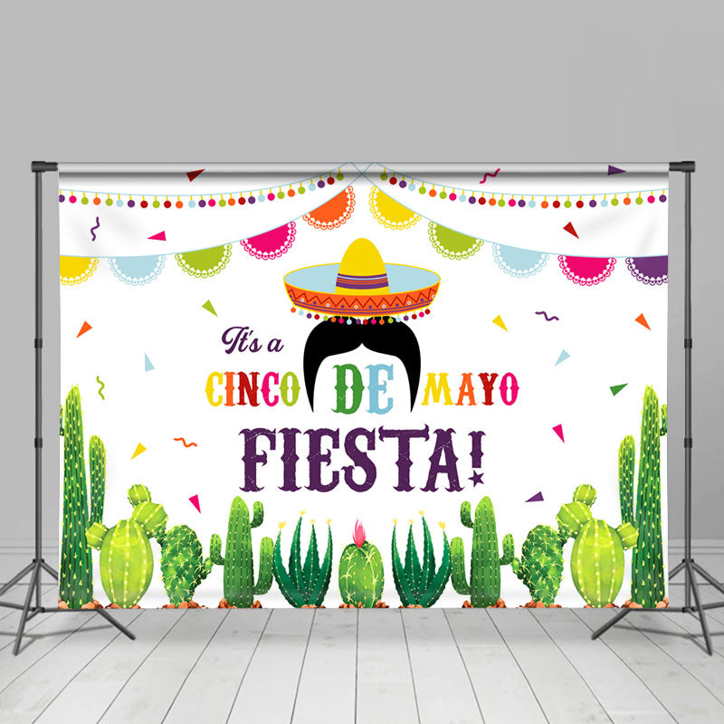 Lofaris Cinco De Mayo Cacti Backdrops For Mexican Fiesta