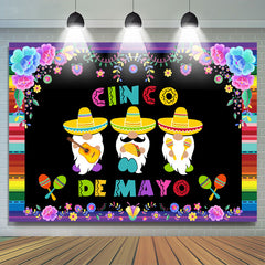 Lofaris Cinco De Mayo Dwarfs Paty Backdrop For Mexican Fiesta