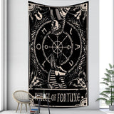 Load image into Gallery viewer, Lofaris Circle Animal Black And White Still Life Wall Tapestry