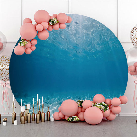 Lofaris Circle Deep Sea Scenery Party Backdrop For Decoration