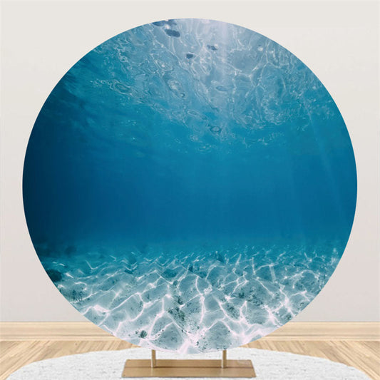 Lofaris Circle Deep Sea Scenery Party Backdrop For Decoration