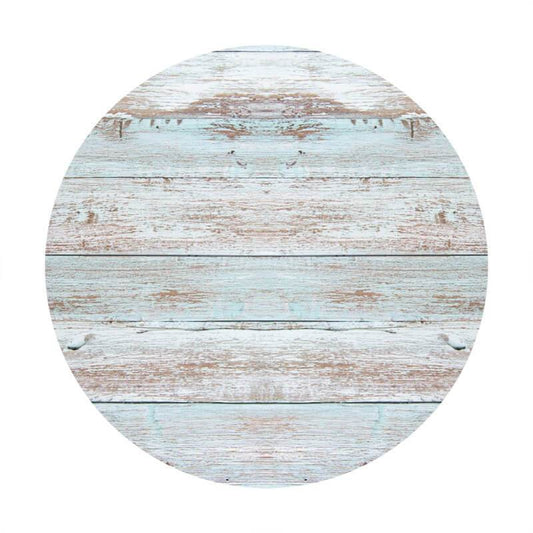 Lofaris Circle Simple Wooden Happy Birthday Backdrop For Boy