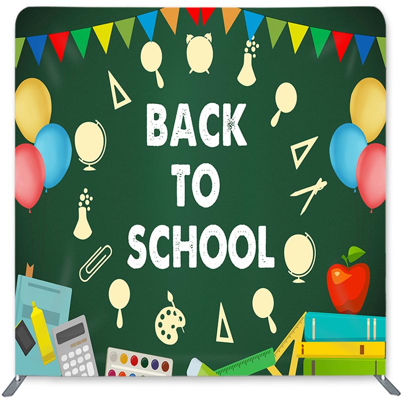 Lofaris Classroom Back To School Double-Sided Backdrop for Party