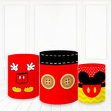 Load image into Gallery viewer, Lofaris Clothes Of Red Mouse Plinth Cover Cartoon Theme Cake Table