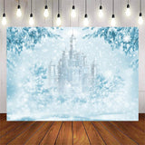 Load image into Gallery viewer, Lofaris Cold Winter World With Snowflake And Castle Backdrop