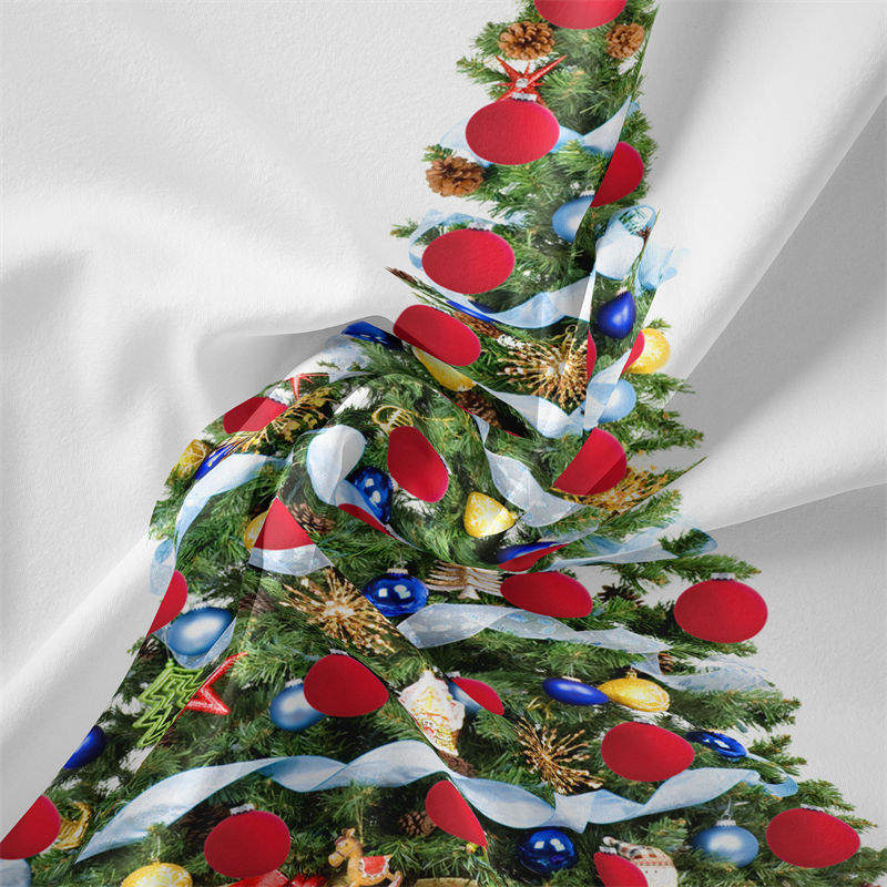 Lofaris Colorful Christmas Tree Gifts Wall Tapestry Hanging