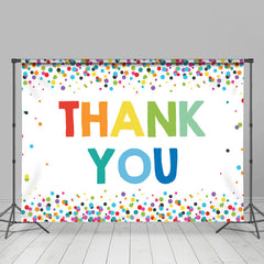 Lofaris Colorful Dots Thank You Happy Mothers Day Backdrop