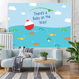 Load image into Gallery viewer, Lofaris Colorful Fish Boy First Birthday Photoshoot backdrop