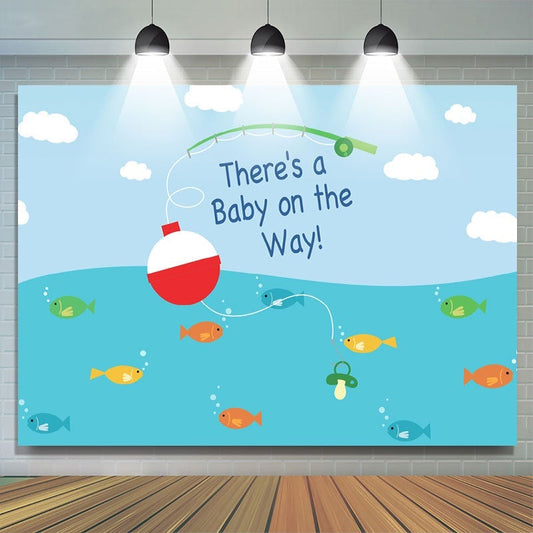 Lofaris Colorful Fish Boy First Birthday Photoshoot backdrop