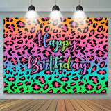 Load image into Gallery viewer, Lofaris Colorful Glitter Pattern Happy Birthday Backdrop