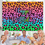 Load image into Gallery viewer, Lofaris Colorful Glitter Pattern Happy Birthday Backdrop