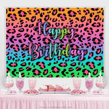Load image into Gallery viewer, Lofaris Colorful Glitter Pattern Happy Birthday Backdrop