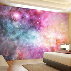Lofaris Colorful Light Sky Galaxy Trippy Novelty Wall Tapestry