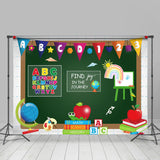Load image into Gallery viewer, Lofaris Course Blackboard Photo Backdrop for Back to School