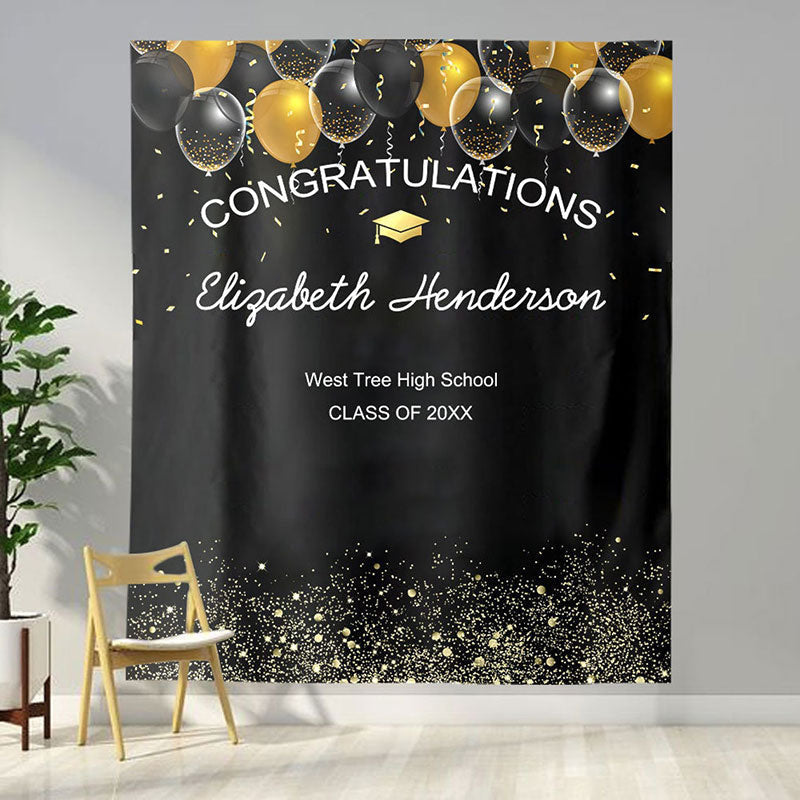 Lofaris Custom College Graduation Backdrop Banner