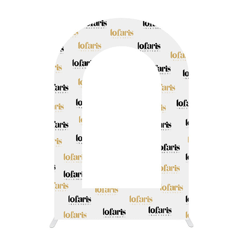 Custom Party Open Arch Backdrop Cover with Photo