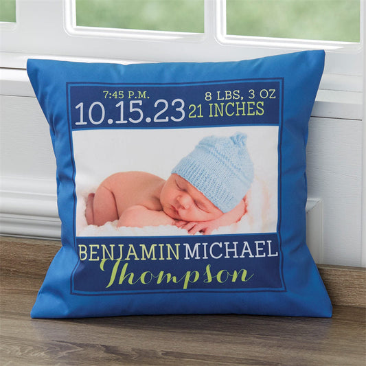 Lofaris Custom Photo Pillow With Name For Baby Birthday Gift
