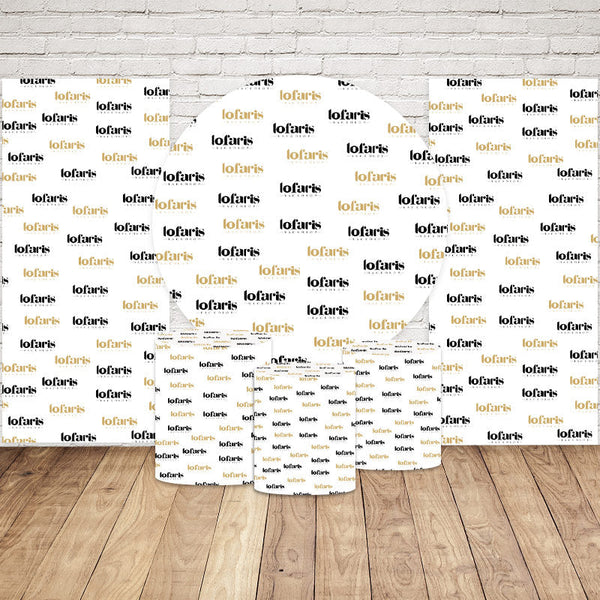 Custom Round Backdrop Kit with Rectangular Panel