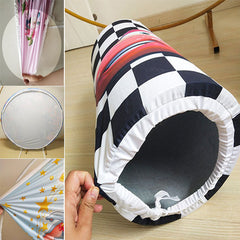 Lofaris Customize Elastic Fabric Polyster White Round Panel Backdrop Kit