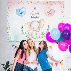 Lofaris Cute And Lovely Elephant Gender Reveal Baby Shower