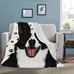 Lofaris Cute Dog Photo Custom Throw Blanket as Souvenir