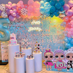 Lofaris Cute Party Shimmer Wall Backdrop Panels Favor For Baby Shower Briday