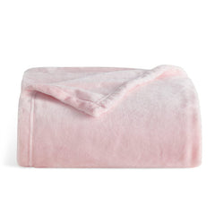 Lofaris Cute Pink Girl Sofa 300GSM Throw Blanket For Kid Adult