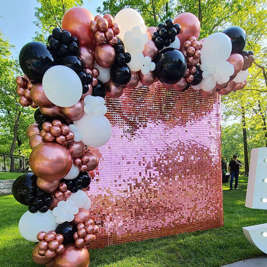 Lofaris Cute Shimmer Panels Wall Backdrop Party Decoration Use For Grades Prom Dance