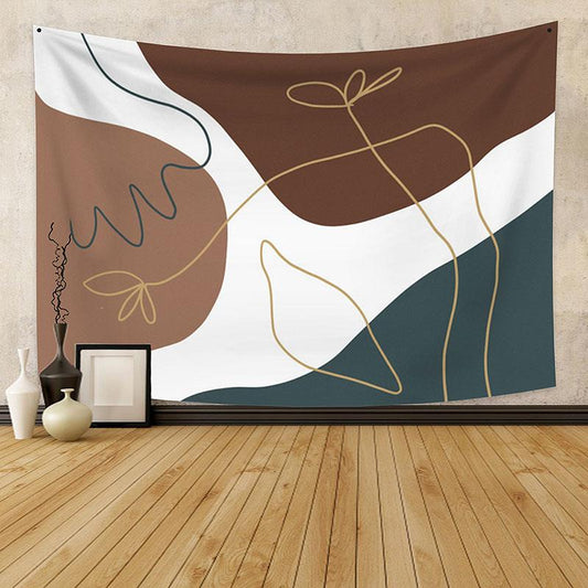Lofaris Cute Sketch Abstract Bohemian Art Decor Wall Tapestry
