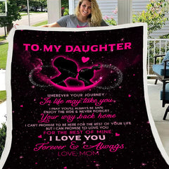 Lofaris Daughter¡¯s Gift - Pink Glitter Blanket