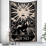 Load image into Gallery viewer, Lofaris Decoration Mysterious Bohemian Sun Moon Wall Tapestry
